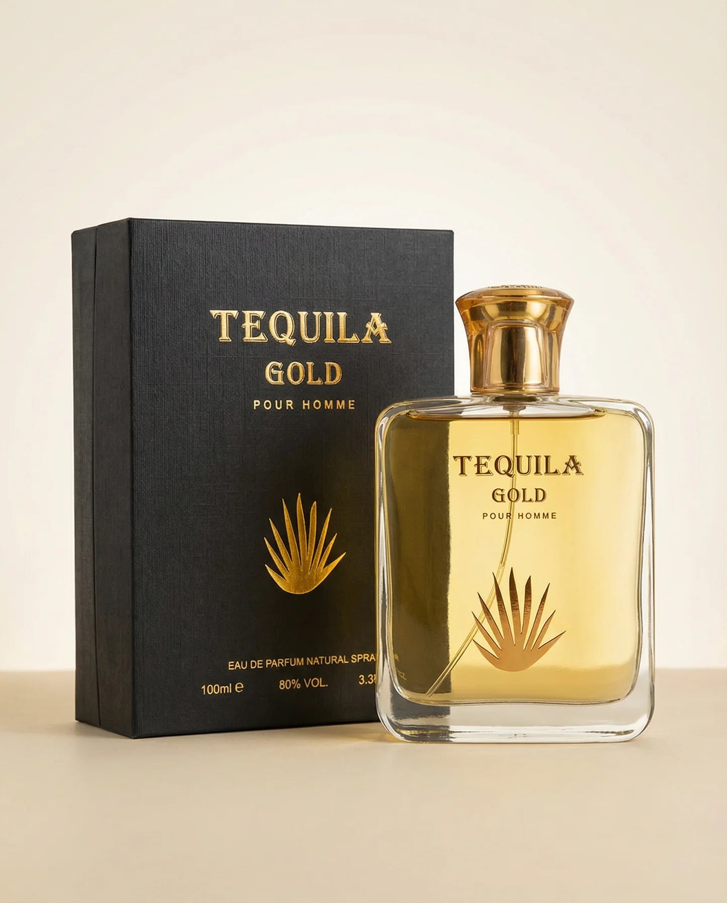 Tequila Gold Men – Spicy Woody Citrus Eau De Parfum 3.4 Fl Oz