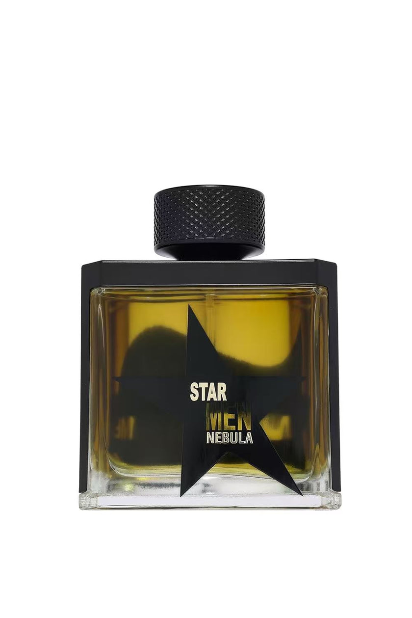 Fragrance World Star Men Nebula – Eau de Parfum Ámbar Amaderado 100ml para Hombre