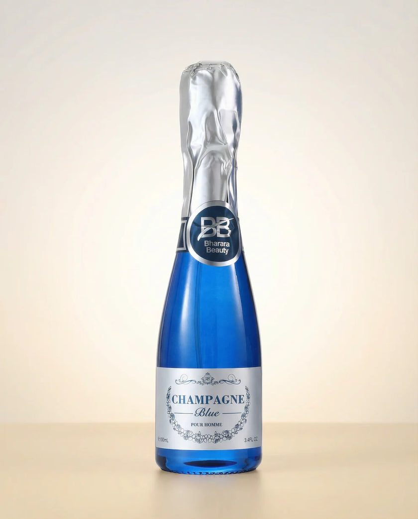 Champagne Blue Pour Homme – Fresh Apple Citrus Eau De Parfum 3.4 Fl Oz