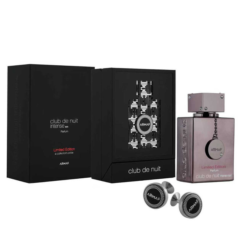 Armaf Club De Nuit Intense Limited Edition – Parfum 3.6 Fl Oz for Men (with Cufflinks)