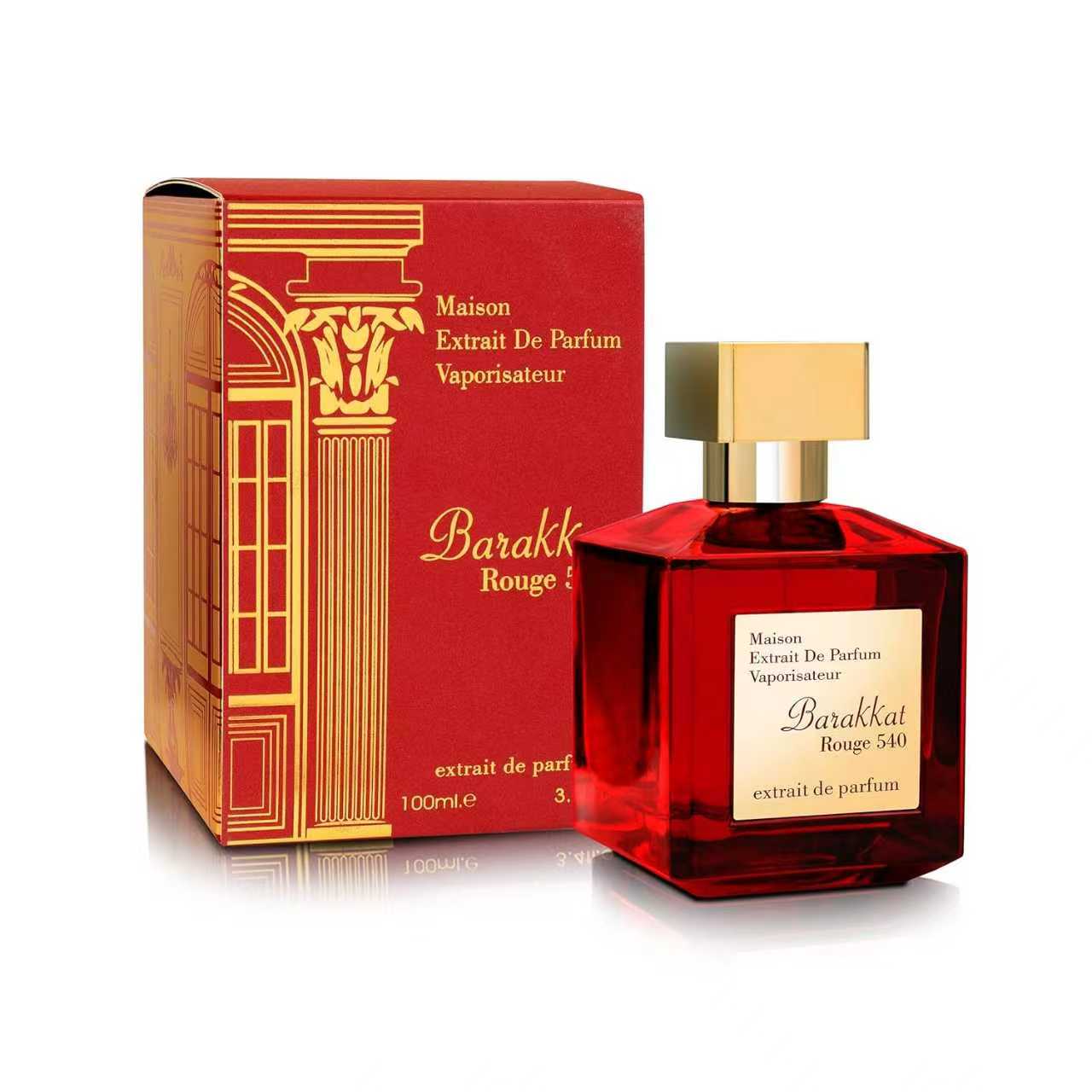 Fragrance World Barakkat Rouge 540 – Floral Fruity Eau De Parfum 3.4 Fl Oz for Women