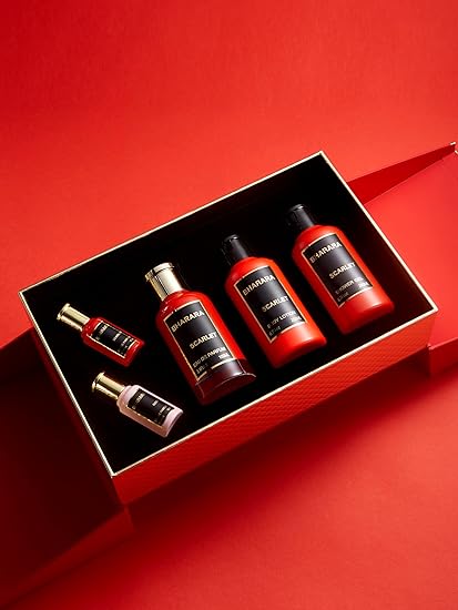 Bharara Scarlet – Estuche de regalo de 3.4 oz líquidas EDP