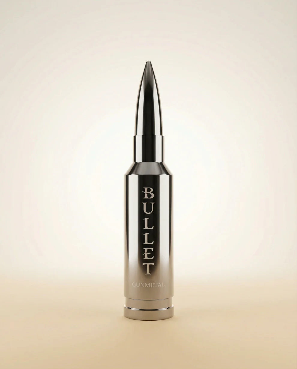 Bullet Gun Metal – Eau de Parfum Manzana Fresca Ámbar 2.5 oz líq. (75 ml)