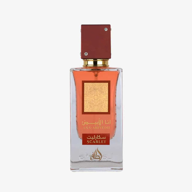 Lattafa Ana Abiyedh Scarlet Eau de Parfum unisex – Afrutado, floral, especiado, dulce 60ml