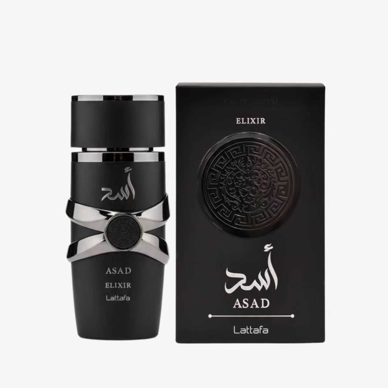 Lattafa Asad Elixir – Spicy Tobacco Woody Eau De Parfum 3.4 Fl Oz for Men