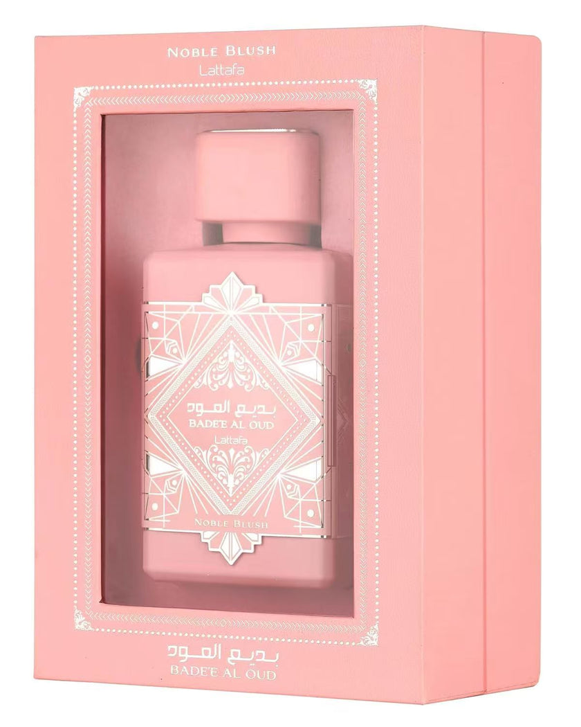 Lattafa Bade’e Al Oud Noble Blush – Sweet Creamy Gourmand Eau De Parfum 3.4 Fl Oz Unisex