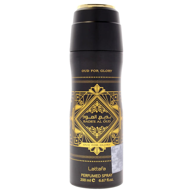 Lattafa Bade’e Al Oud Oud For Glory Perfumed Deodorant Spray 200ml unisex wholesale USA