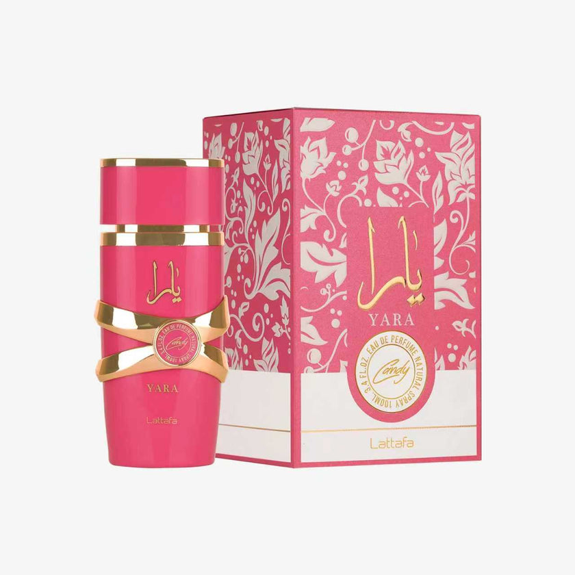 Lattafa Yara Candy – Eau de Parfum Dulce Frutal Vainilla 100ml para Mujer