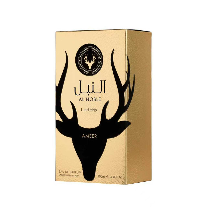 Lattafa Al Noble Ameer – Oud Patchouli Eau De Parfum 3.4 Fl Oz Unisex
