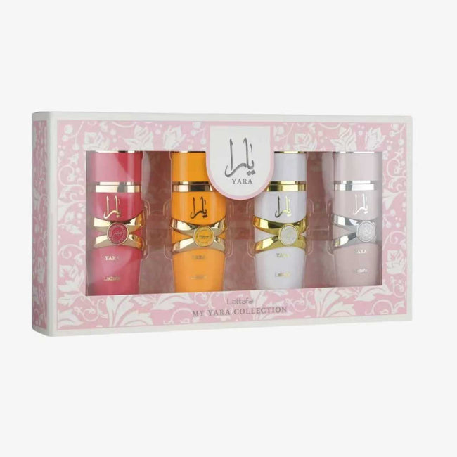 Lattafa My Yara Collection – 4×25ml Eau De Parfum Gift Set for Women
