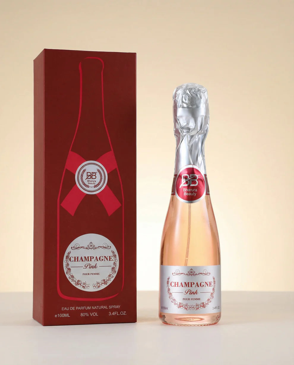 Champagne Pink Pour Femme – Fresh Floral Vanilla Eau De Parfum 3.4 Fl Oz