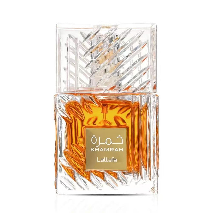 Lattafa Khamrah – Vainilla Canela Ámbar Eau De Parfum 3.4 Fl Oz Unisex