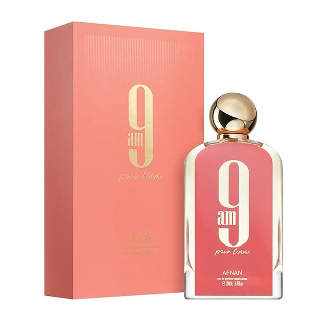 Afnan 9 AM Pour Femme Eau De Parfum for Afnan perfume wholesale USA retailers.