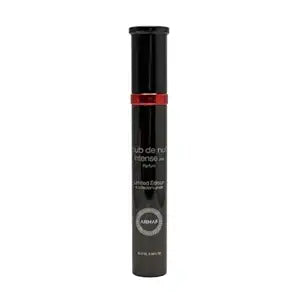 Armaf Club De Nuit Intense Limited Edition Parfum 0.34 oz travel spray for men with pineapple, citrus, rose, jasmine, leather, cedarwood, musk, and ambergris notes.