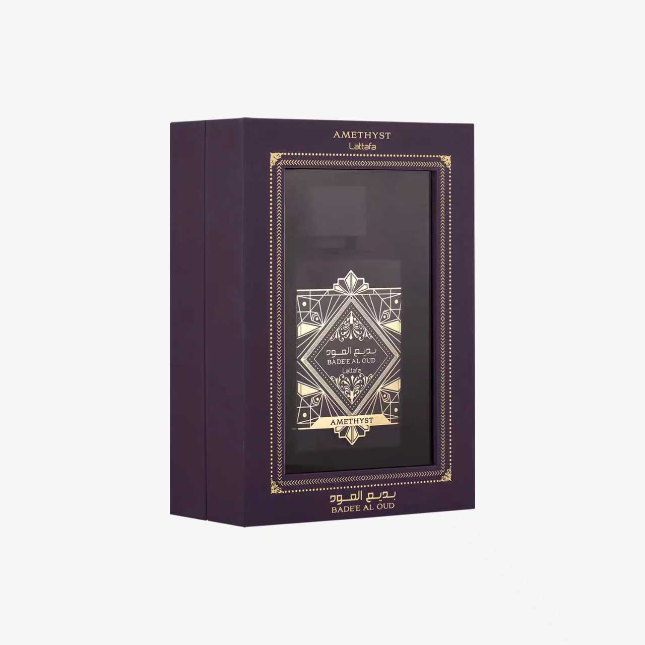 Lattafa Bade'e Al Oud Amethyst Unisex Eau de Parfum – Floral Fruity Amber Oud 100ml