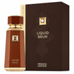 Fragrance World Liquid Brun EDP 3.4 oz for men amber vanilla fragrance bottle.