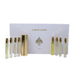Jo Milano Game of Spades 9-piece mini parfum gift set with Boston, Moon, Blind Bid, Full House, Diamond, Gold, Ruby, Yellow Sapphire, and High Roller 0.33 oz sprays.
