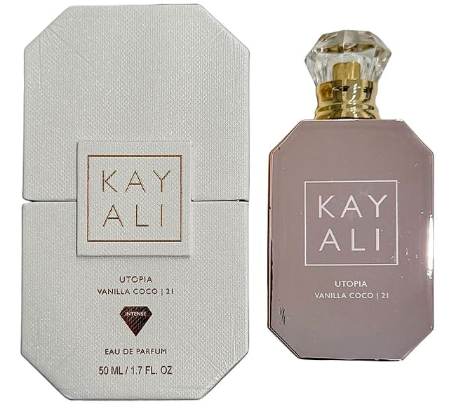 Kayali Utopia Vanilla Coco 21 EDP 1.7 oz for women warm coconut vanilla fragrance bottle
