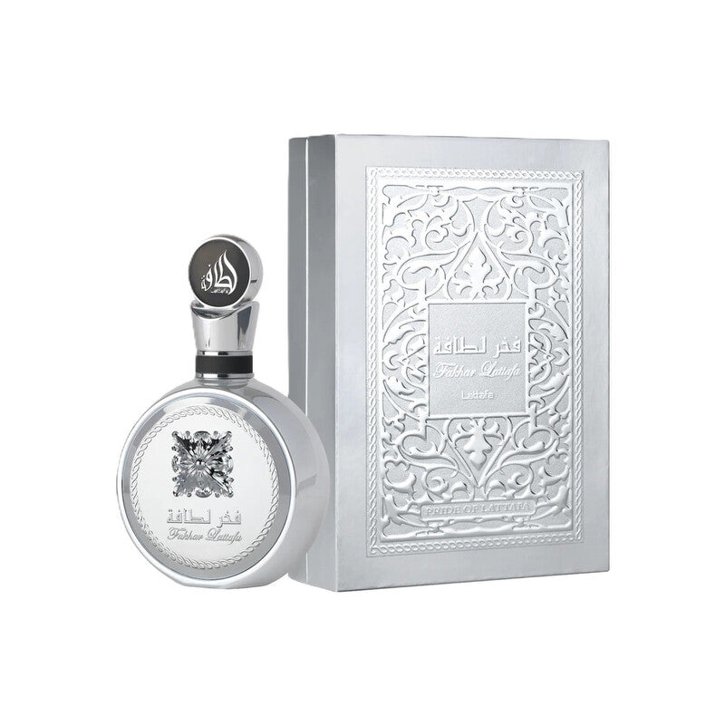 Lattafa Fakhar Platin EDP Spray 3.4 oz for Lattafa perfume wholesale USA retailers.
