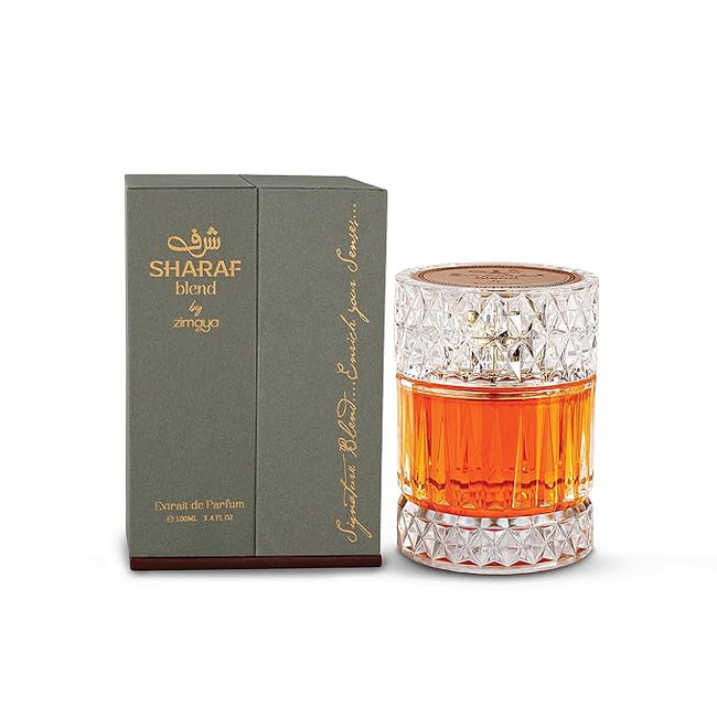 Zimaya Sharaf Blend Unisex Extrait De Parfum for Arabic perfume wholesale USA retailers.